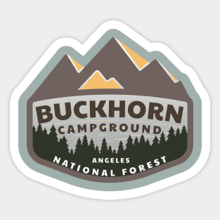 Buckhorn Campground Angeles National Forest Logo Sticker